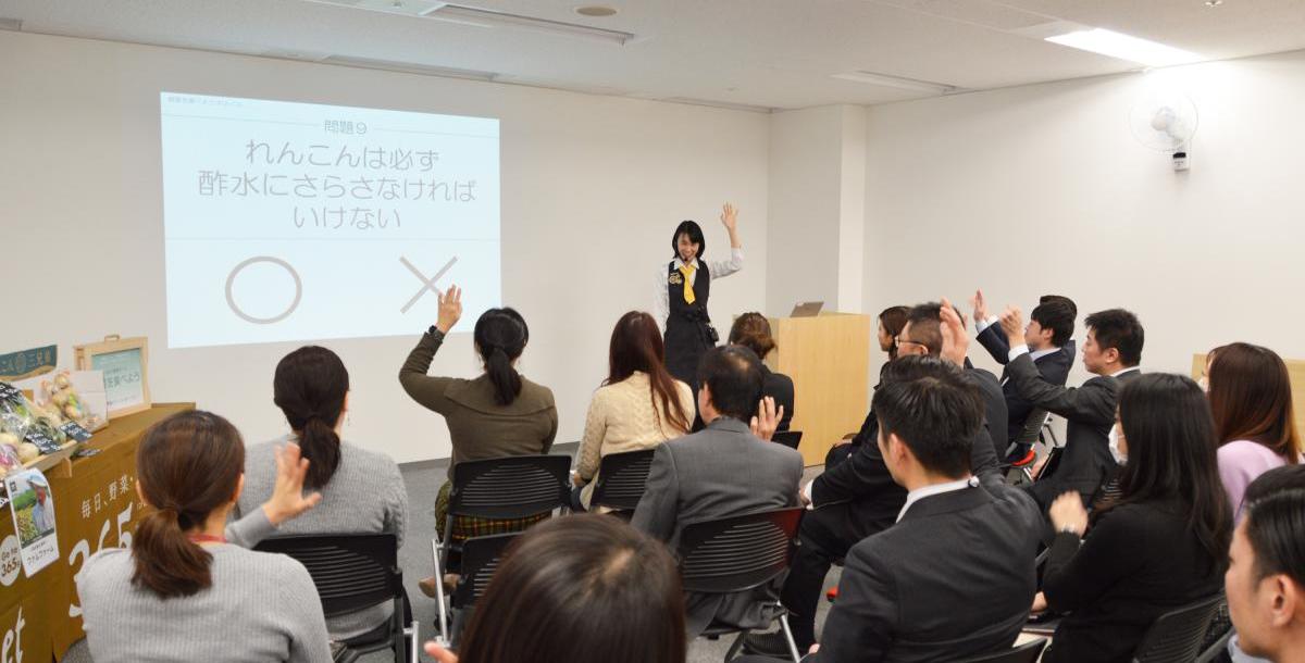 【食育マルシェ】年間契約企業さまで食育マルシェ講…